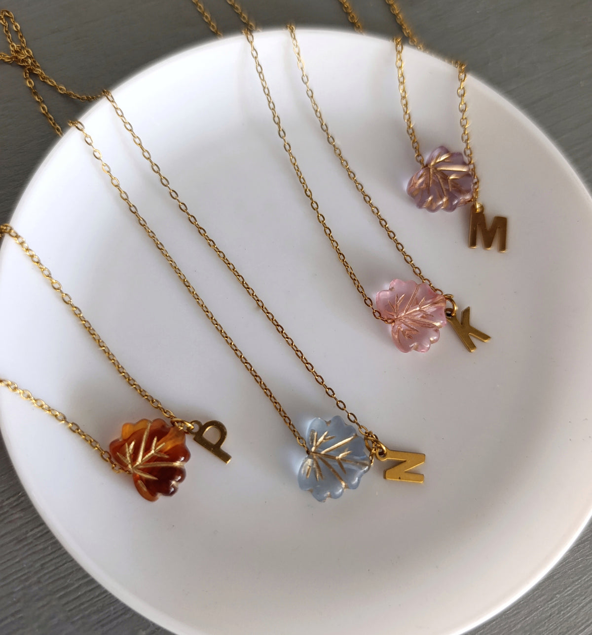 Monogram necklace!🍁