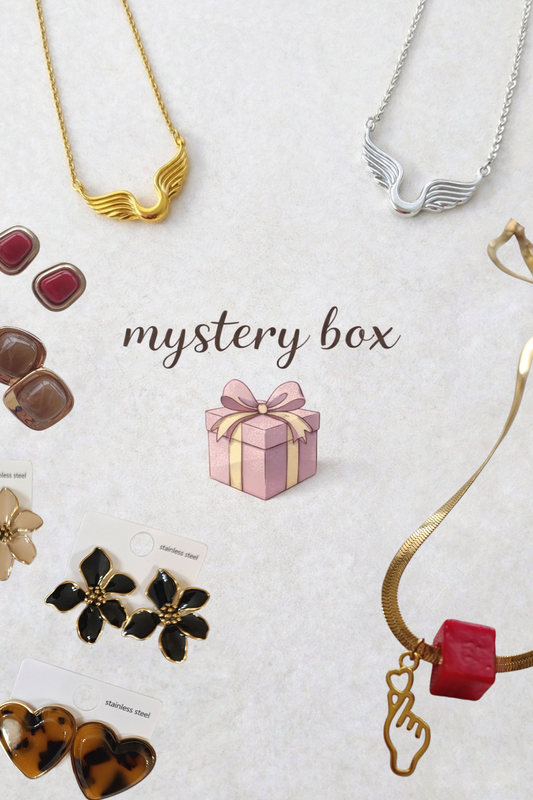 Mystery box 4τεμ. Ατσάλινα κοσμήματα!